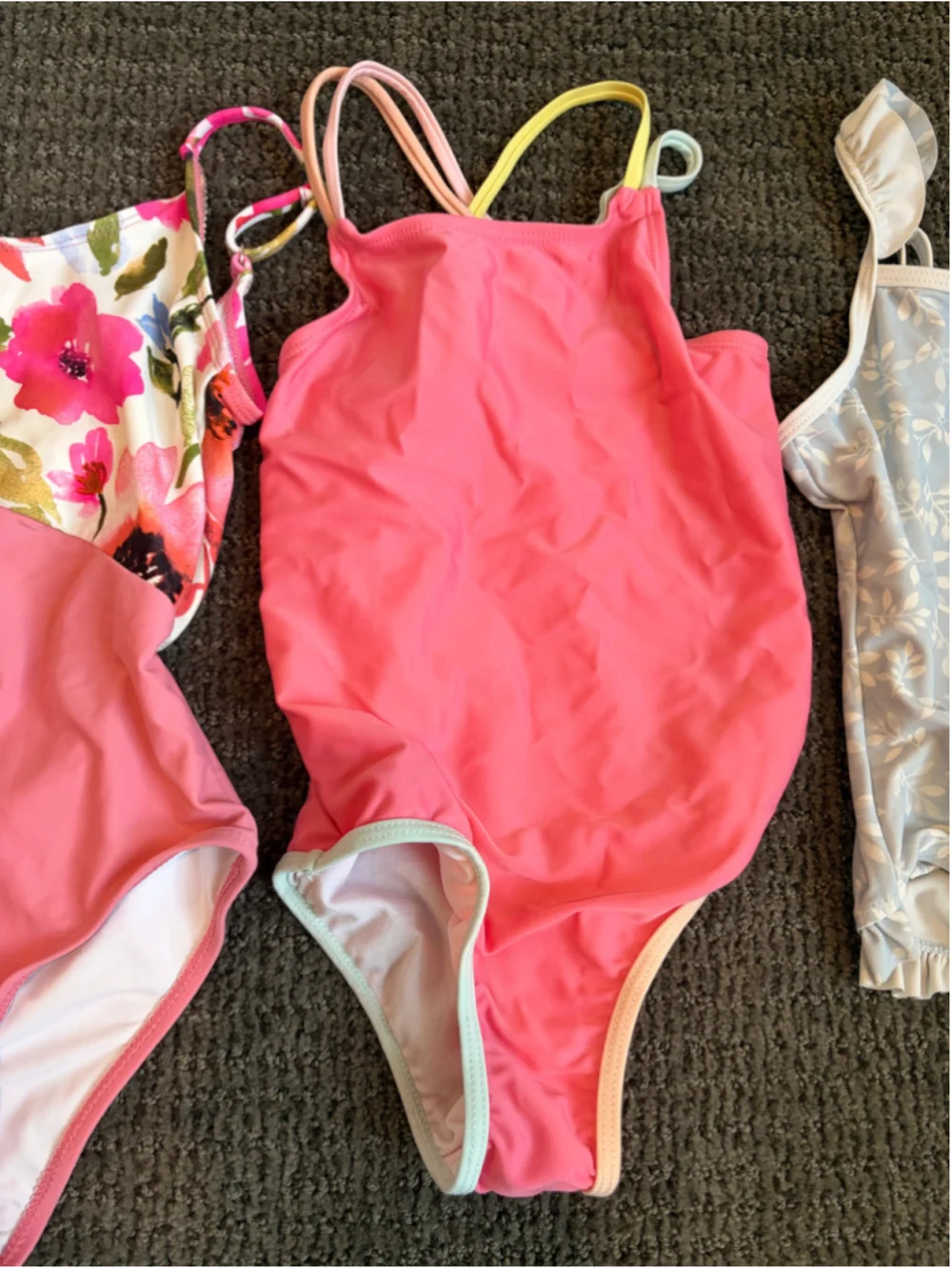 Girls’ One-Piece Swimsuit Bundle - Size 5T